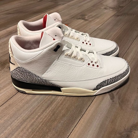 New Air Jordan 3 White Cement Reimagined 2023 Size 17 Rare Retro Authentic MJ OG - Picture 3 of 8
